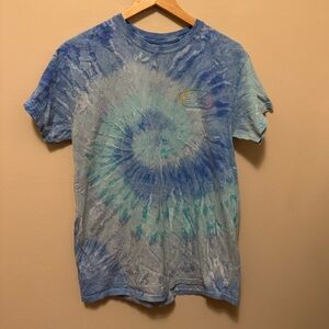 Ron Jon Blue and White Tie-Dye tee